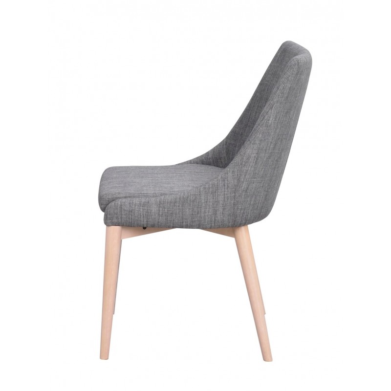 RO Be Dining Chair Dark Grey/White Pigmented